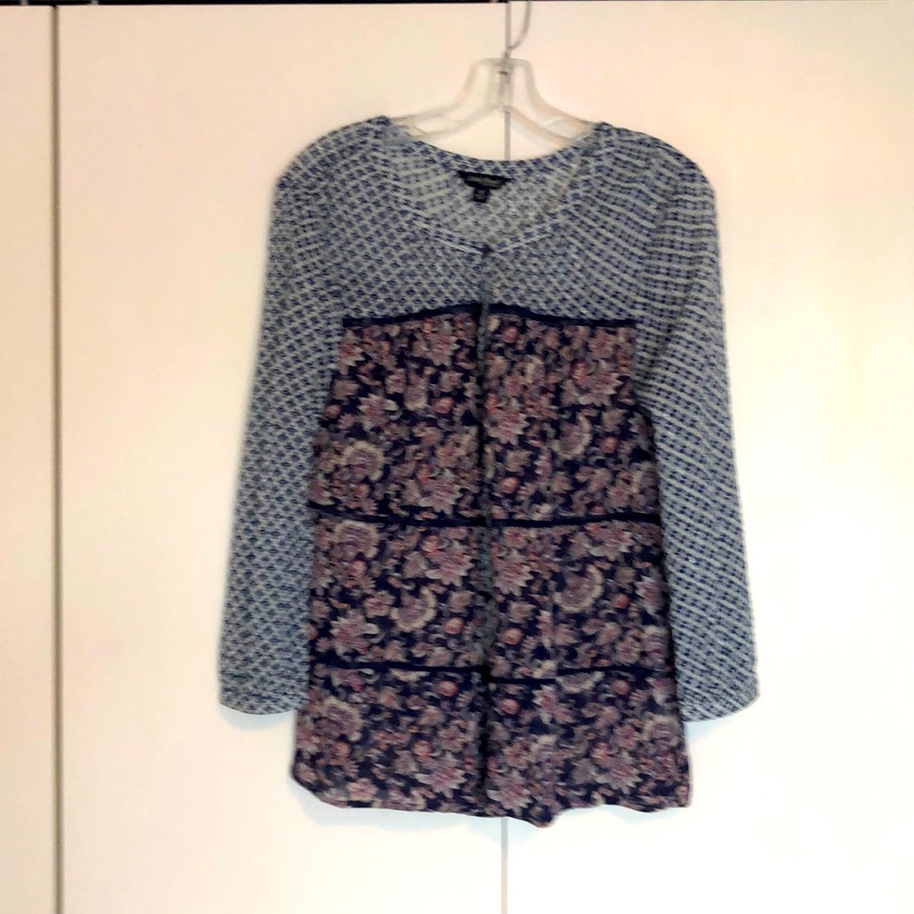 Lucky Brand sheer blouse